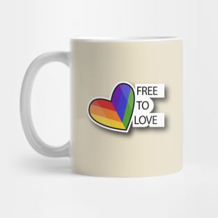 Free To Love Mug